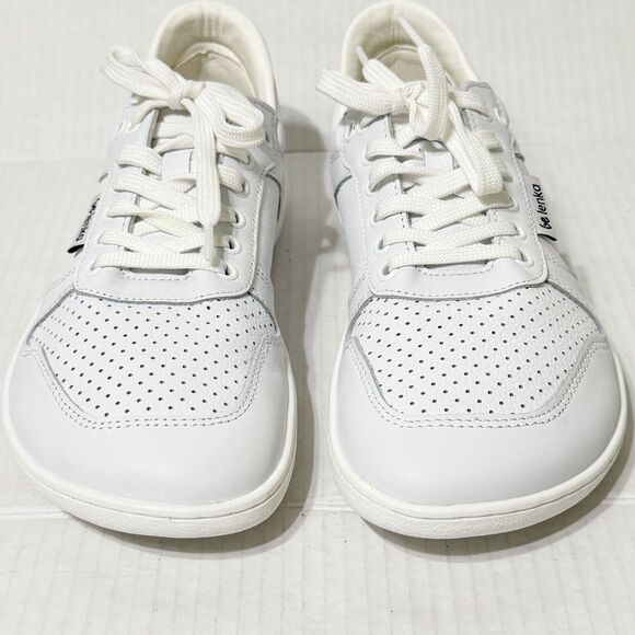 Be Lenka Champ 3.0 All White Leather Barefoot Sneaker Womens EU38/US6.5 NIB - Picture 2 of 9